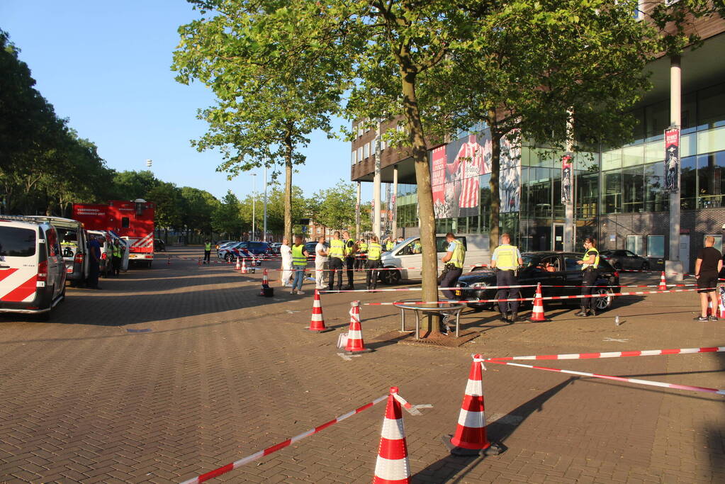 Grote verkeerscontrole bij Sparta Stadion