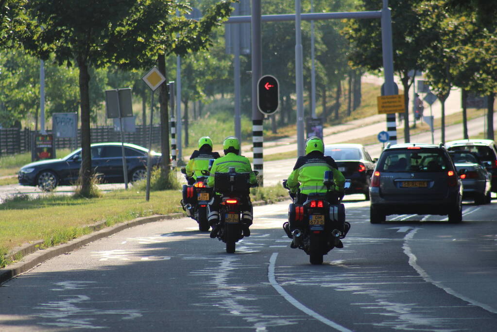 Grote verkeerscontrole bij Sparta Stadion