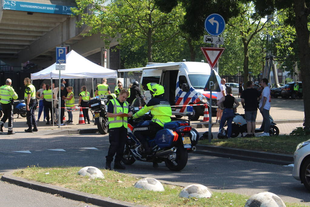 Grote verkeerscontrole bij Sparta Stadion