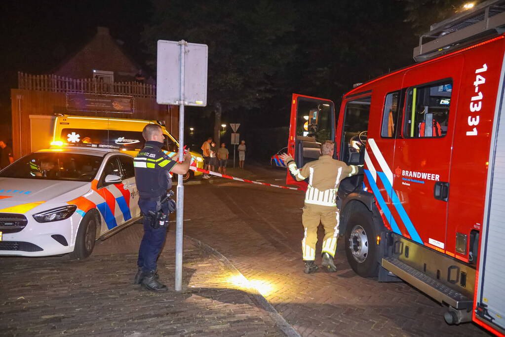 Kind roep om hulp bij woningbrand