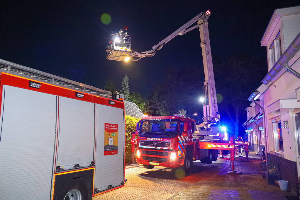 Kind roep om hulp bij woningbrand