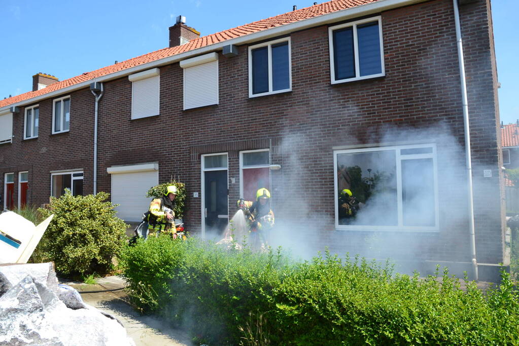 Tuinbrand door onkruidverbranding