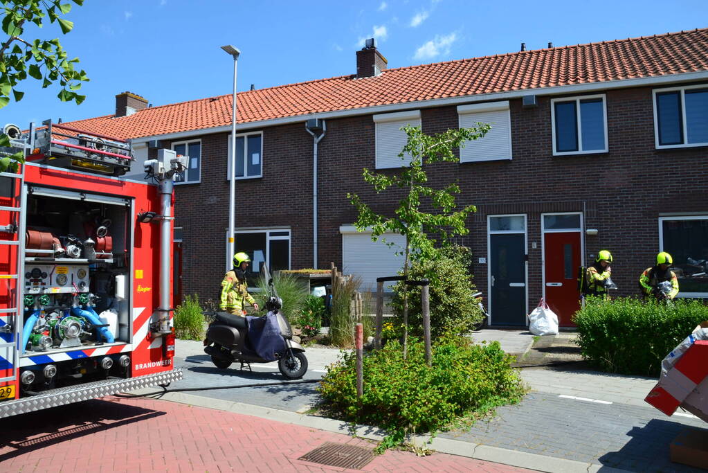 Tuinbrand door onkruidverbranding