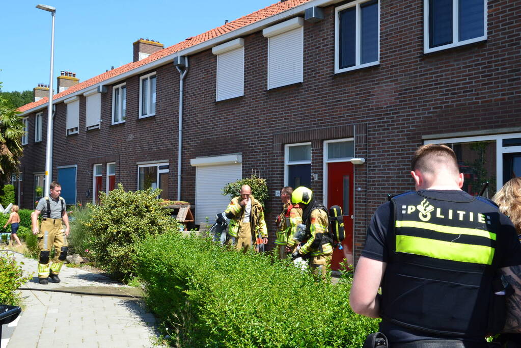 Tuinbrand door onkruidverbranding