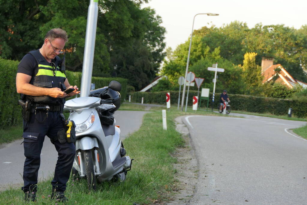 Scooterrijder gewond na val