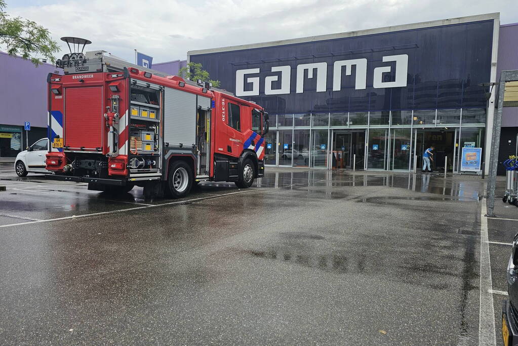 Hevige wateroverlast in Gamma door regenval