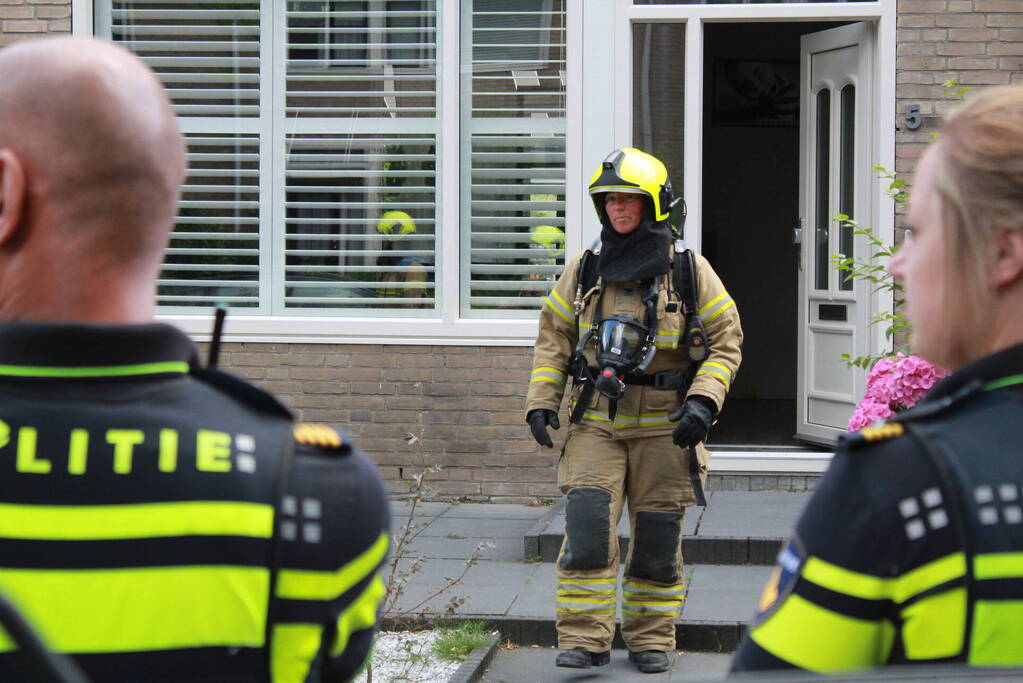 Onderzoek naar gaslucht in woning