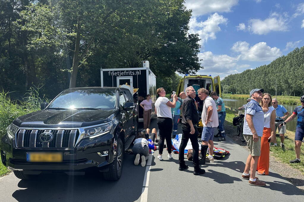 Wielrenner zwaargewond na ongeval