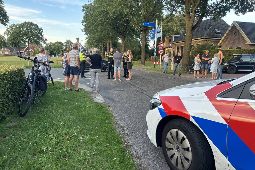 Fietser gewond bij aanrijding met auto