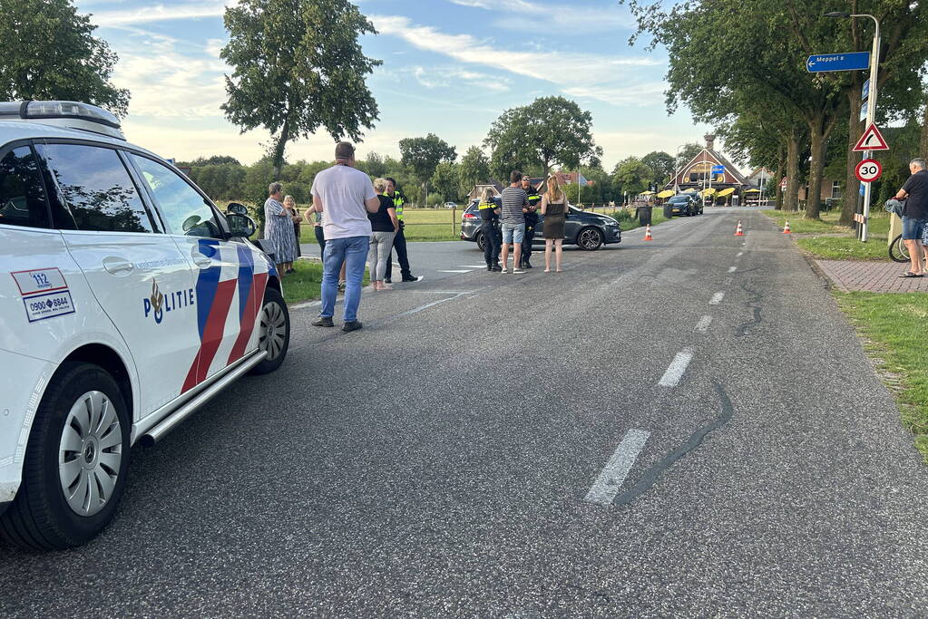 Fietser gewond bij aanrijding met auto