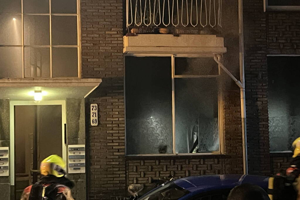 Brand in woning snel geblust