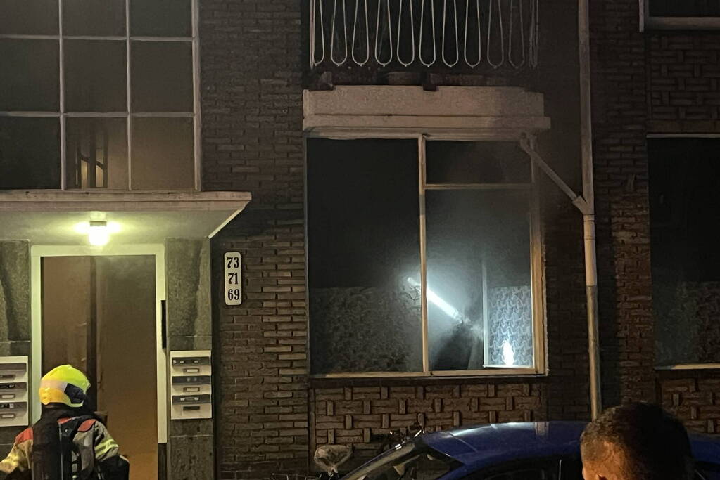 Brand in woning snel geblust