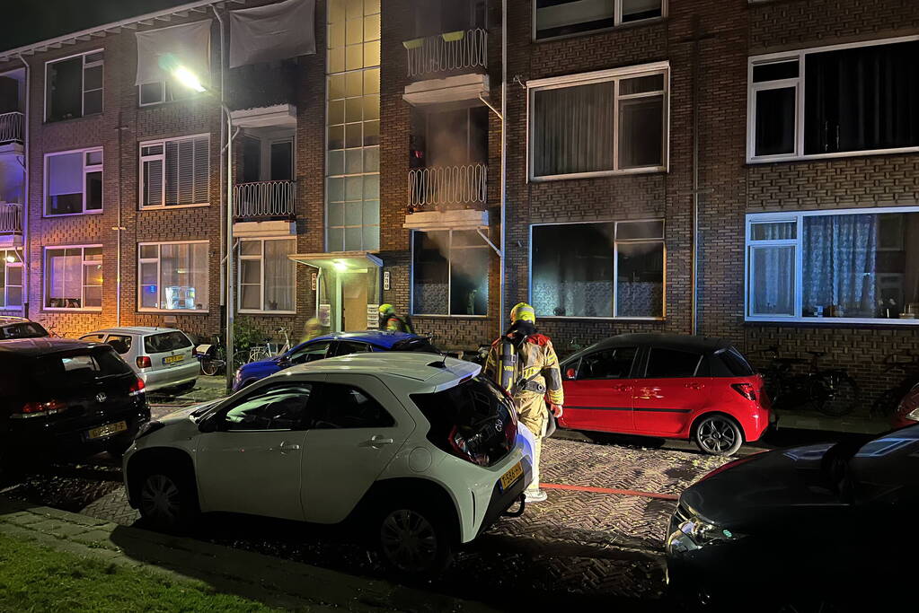 Brand in woning snel geblust