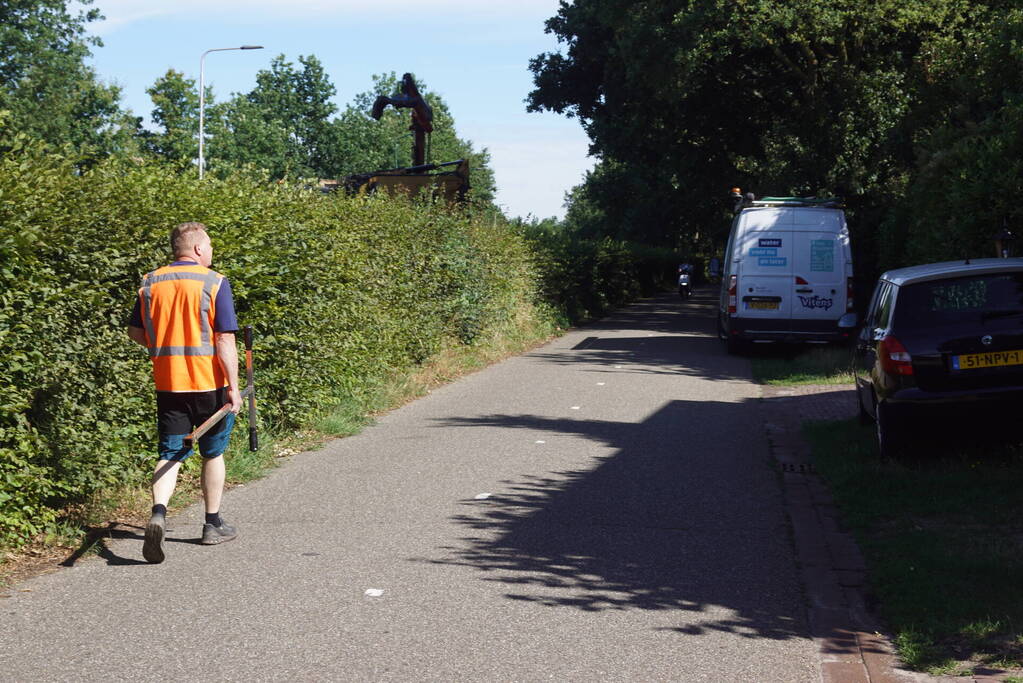 Waterlekkage bij brandkraan