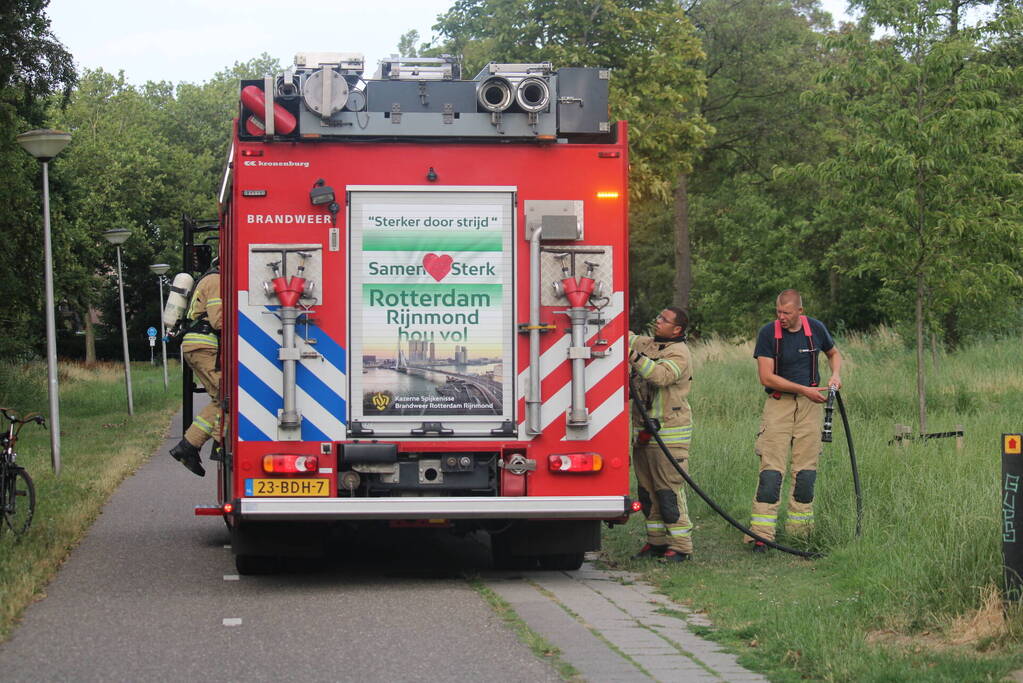 Bermbrand snel geblust