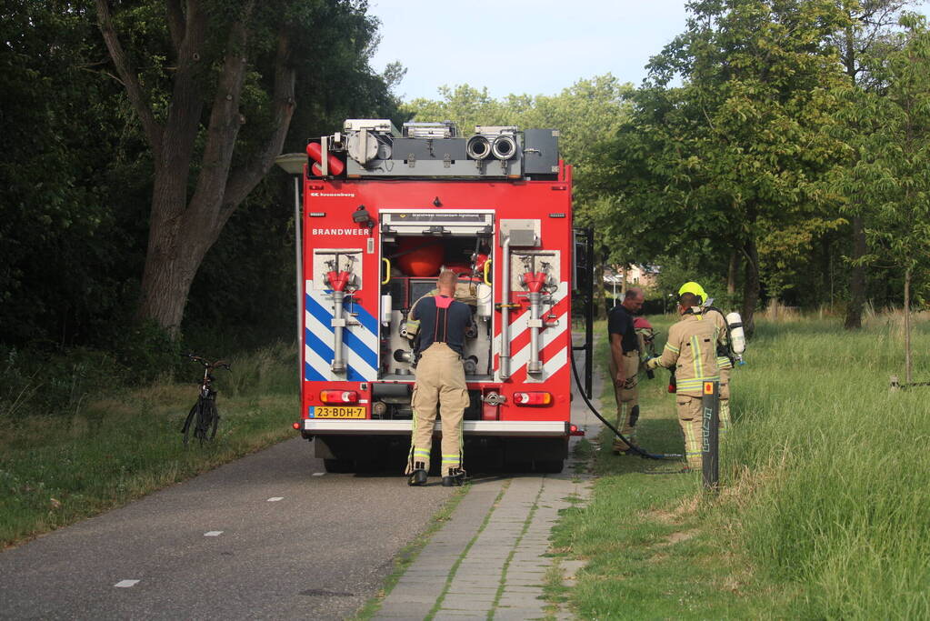 Bermbrand snel geblust