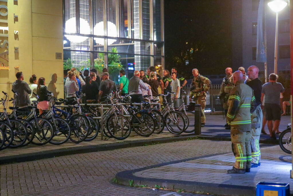 Hotelgasten ontruimd door brandmelding