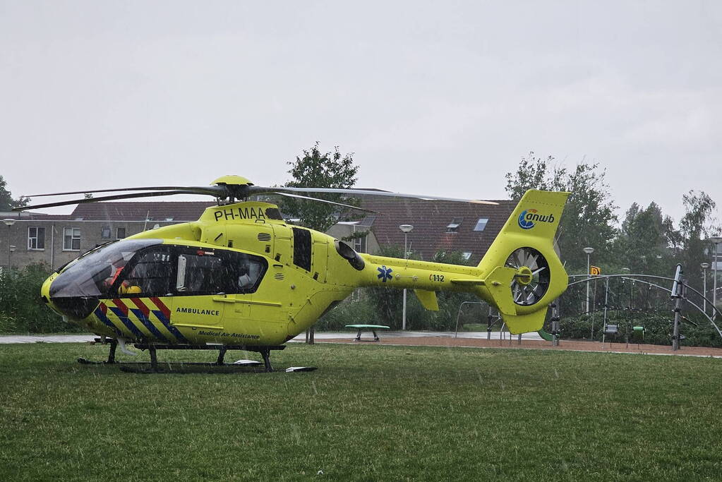 Traumahelikopter ingezet voor incident in supermarkt