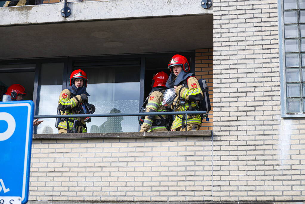 Woning vol rook door tosti-ijzer