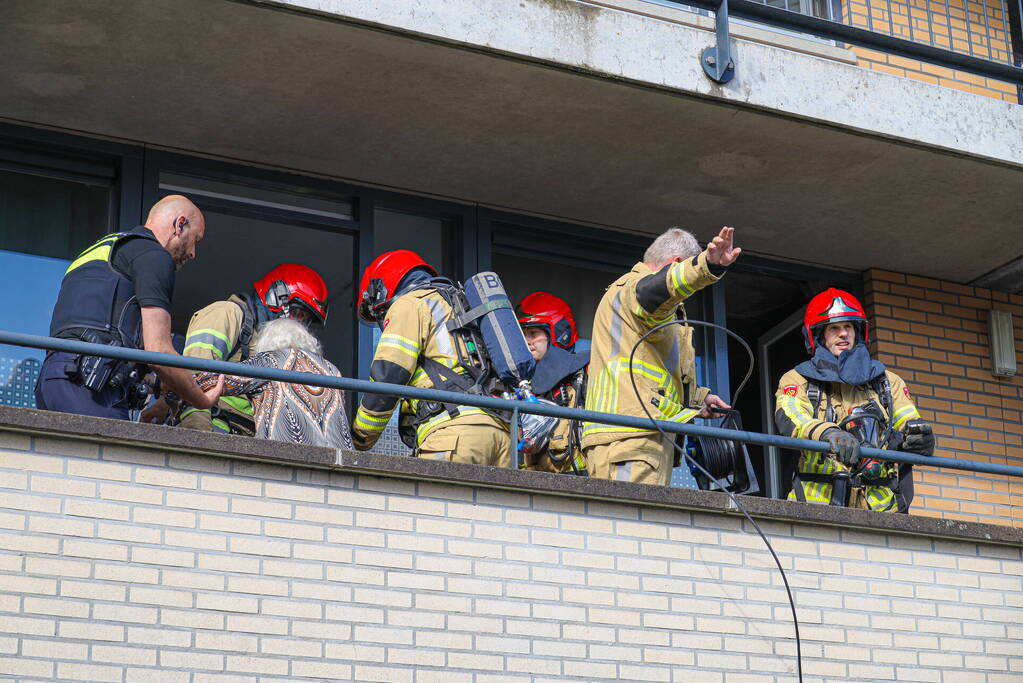 Woning vol rook door tosti-ijzer