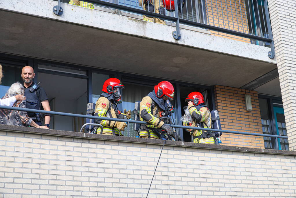 Woning vol rook door tosti-ijzer