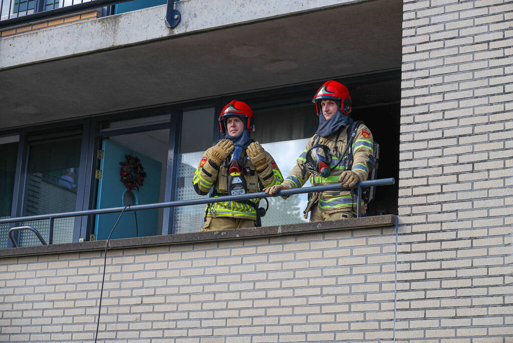 Woning vol rook door tosti-ijzer