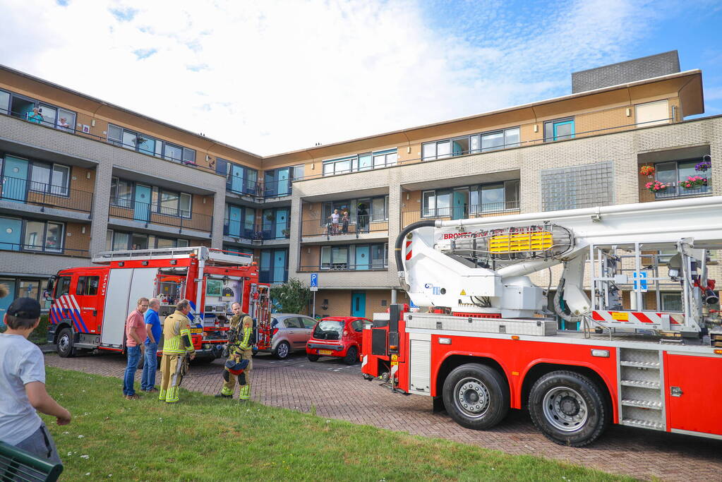 Woning vol rook door tosti-ijzer