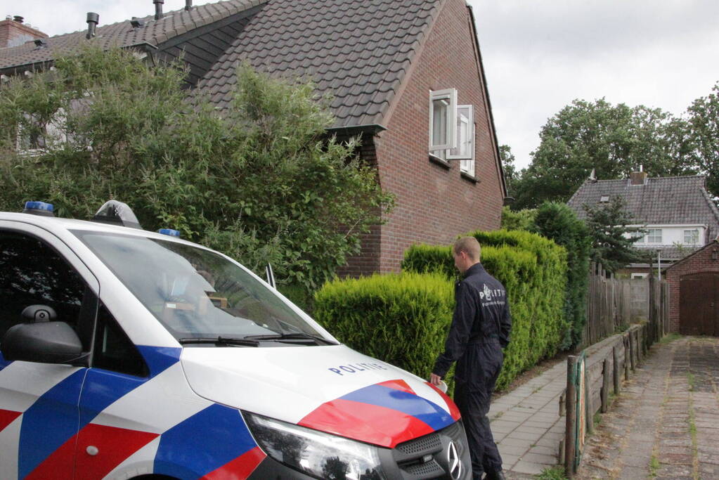 Forensisch onderzoek naar oorzaak woningbrand