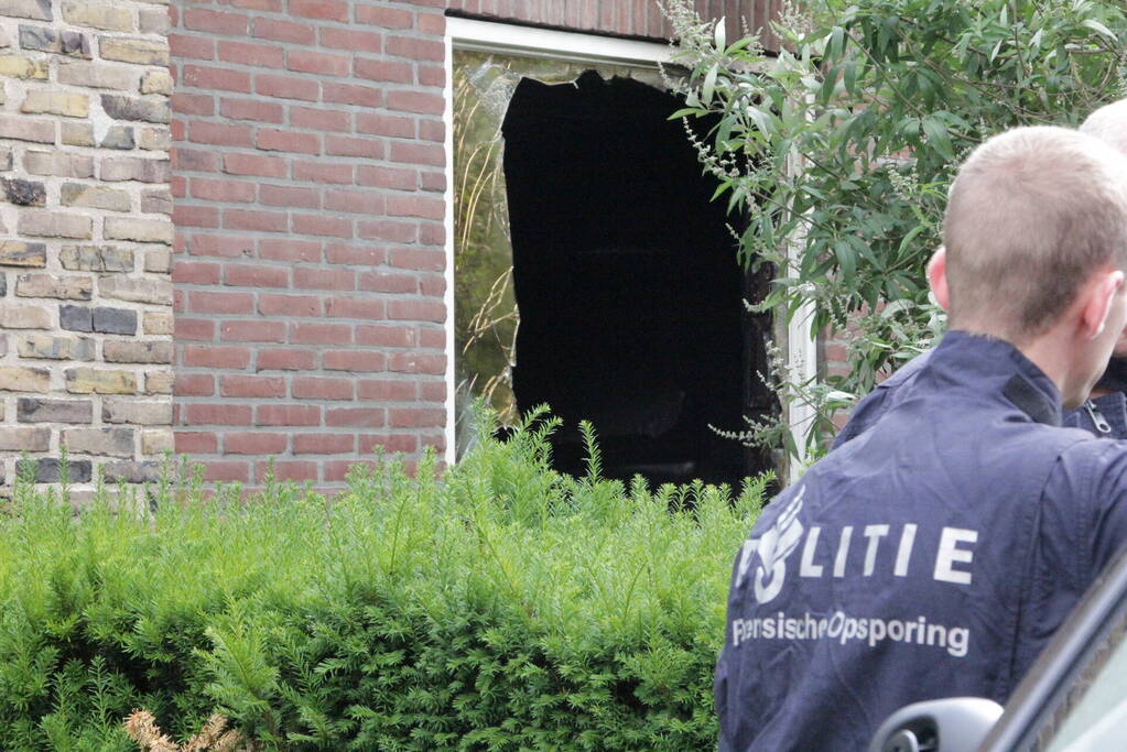 Forensisch onderzoek naar oorzaak woningbrand