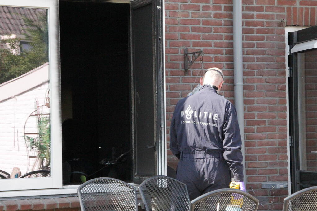 Forensisch onderzoek naar oorzaak woningbrand