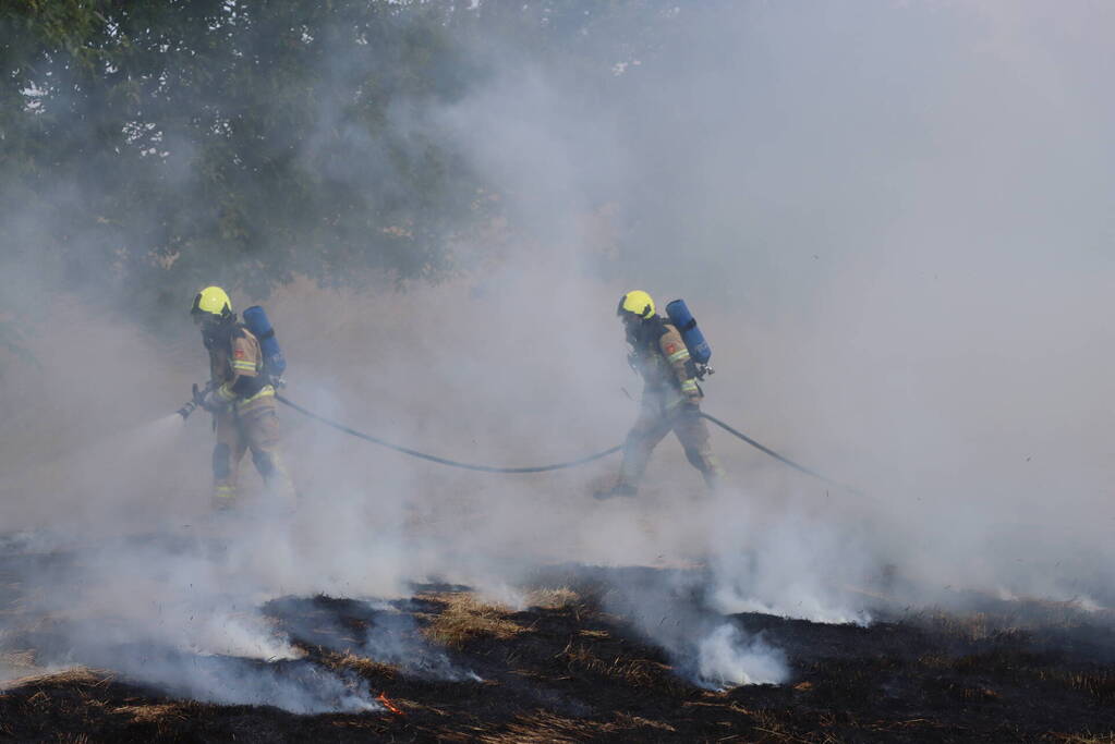 Flinke rookontwikkeling bij buitenbrand