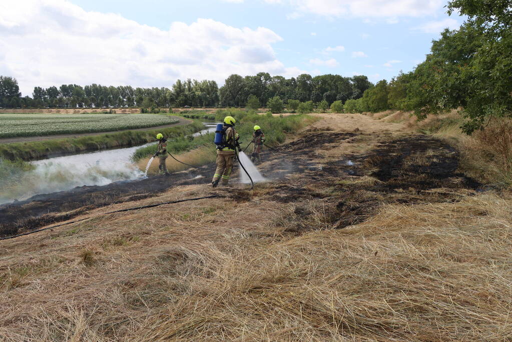 Flinke rookontwikkeling bij buitenbrand