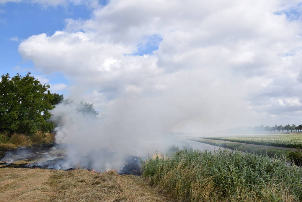 Flinke rookontwikkeling bij buitenbrand