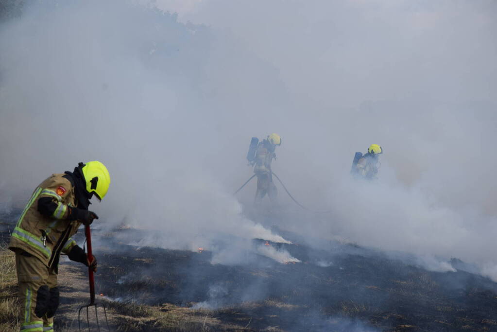 Flinke rookontwikkeling bij buitenbrand