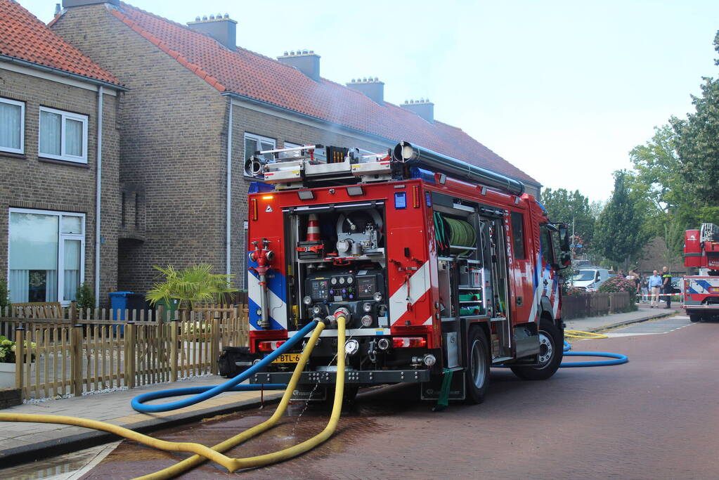 Woningbrand beperkt gebleven door snelle inzet