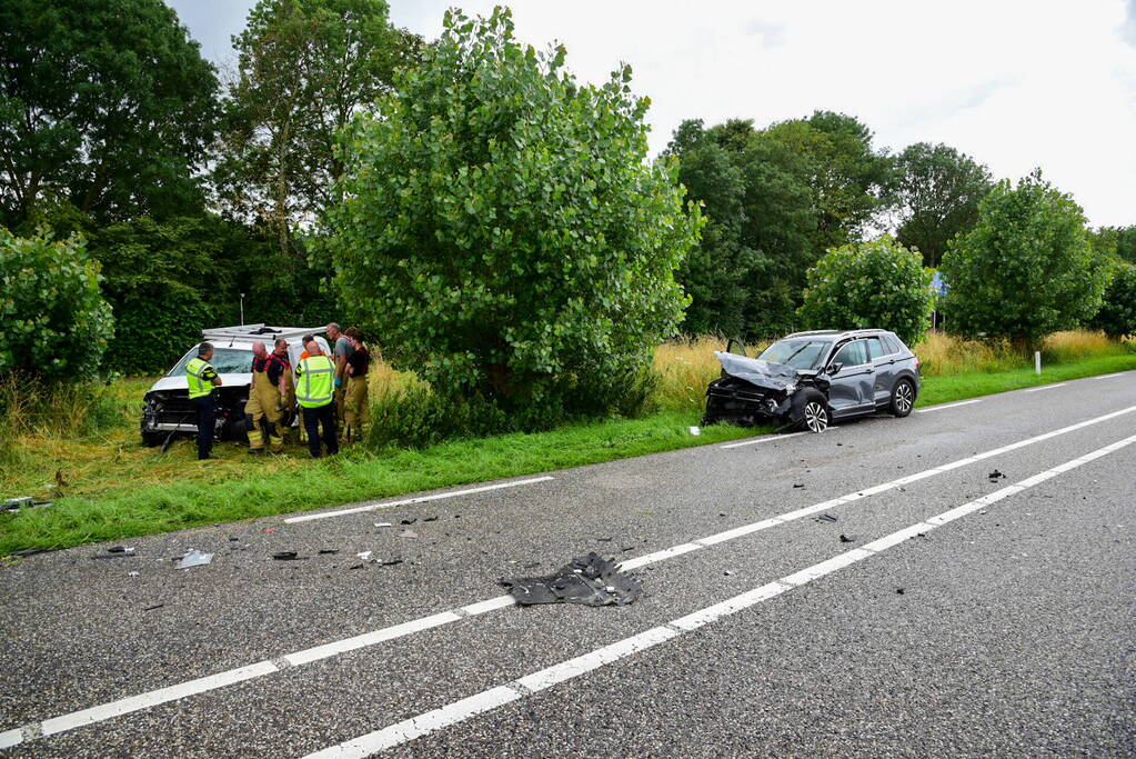 Weg afgesloten door ernstig ongeval