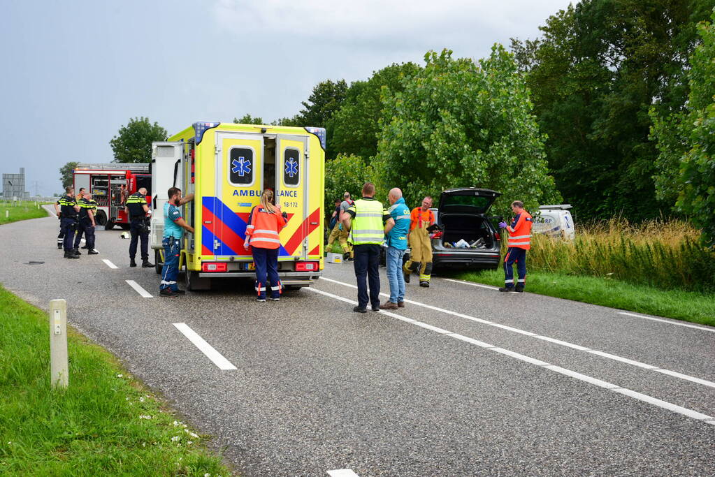 Weg afgesloten door ernstig ongeval