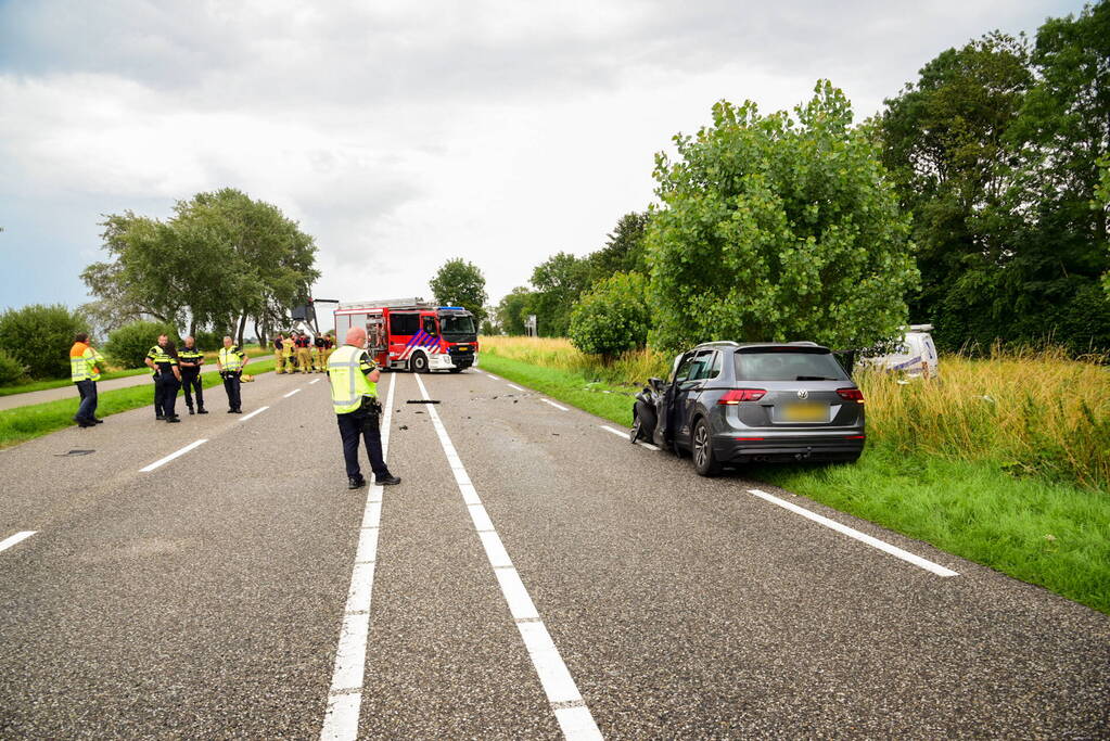 Weg afgesloten door ernstig ongeval