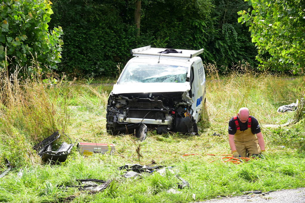 Weg afgesloten door ernstig ongeval