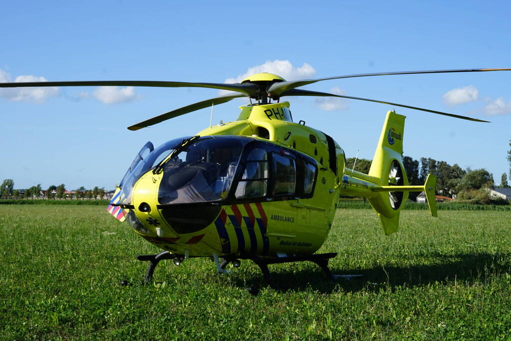 Traumahelikopter ingezet bij medische noodsituatie