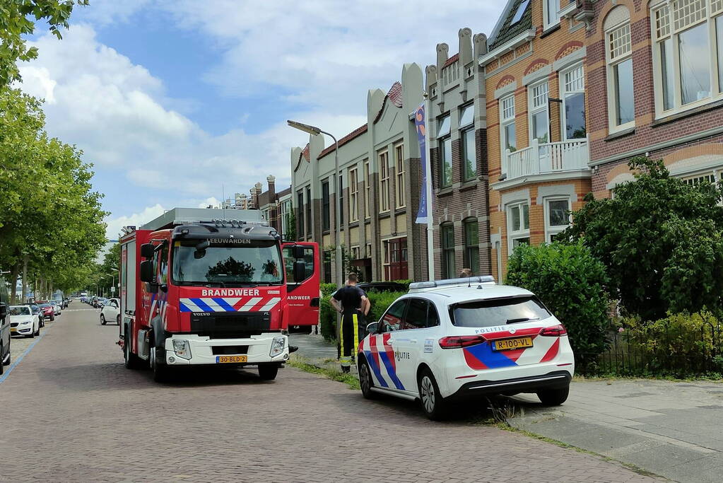 Brand in meterkast van kantoorpand