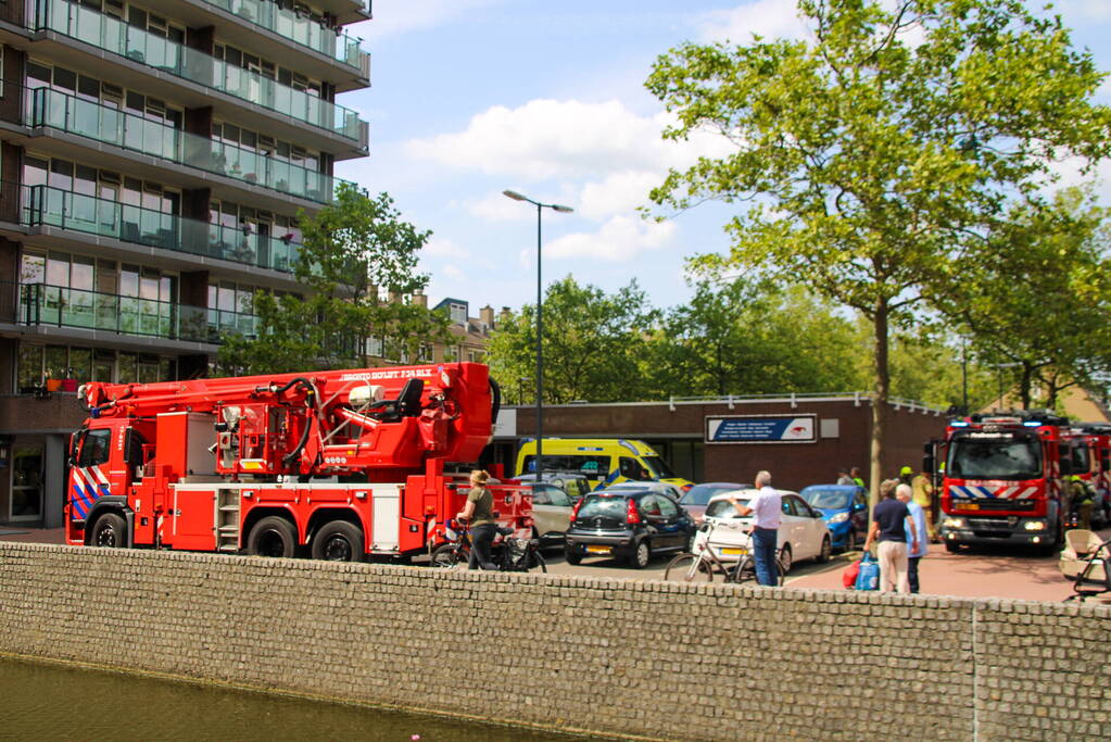 Brand op balkon Heijermansflat