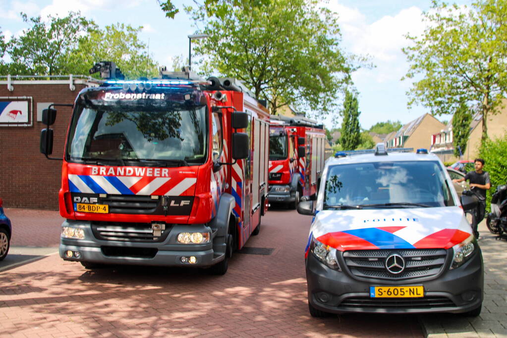 Brand op balkon Heijermansflat