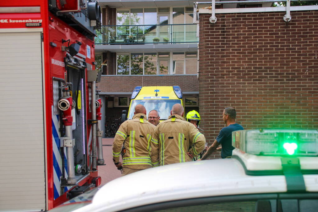 Brand op balkon Heijermansflat