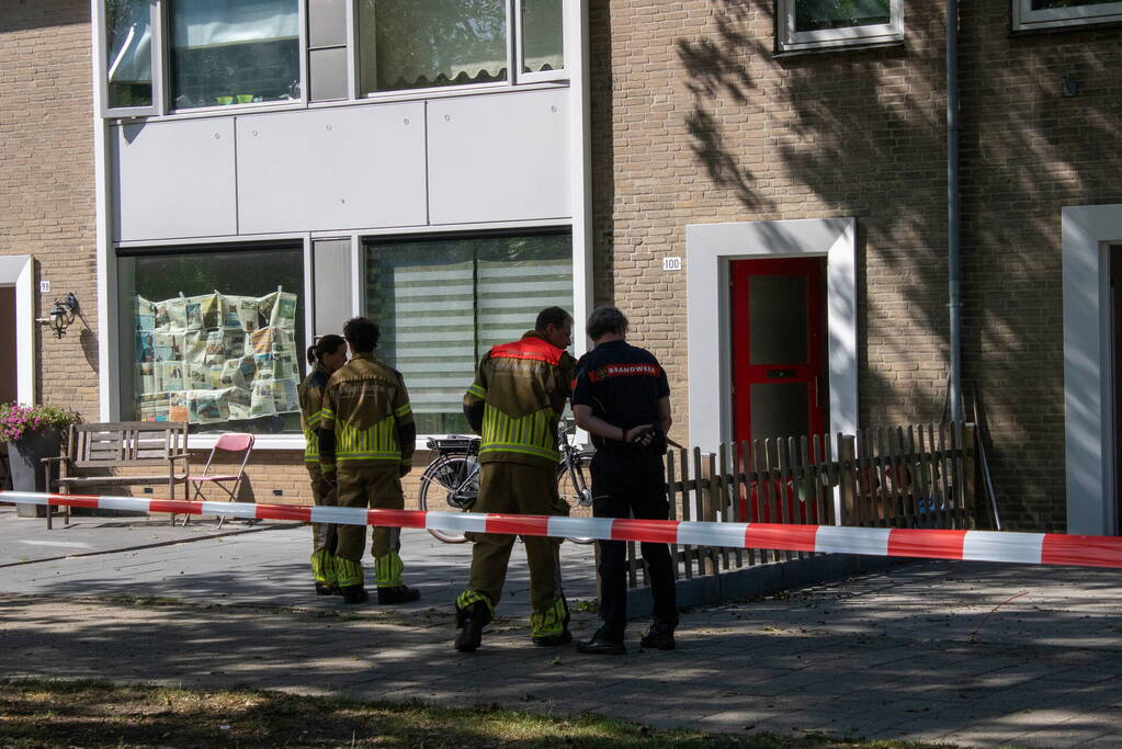 Brandweer verricht onderzoek naar gaslekkage