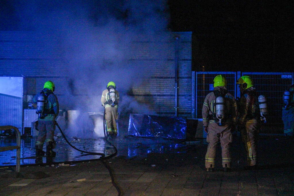 Meubilair in brand bij voetbalvereniging VV Zwaluwen