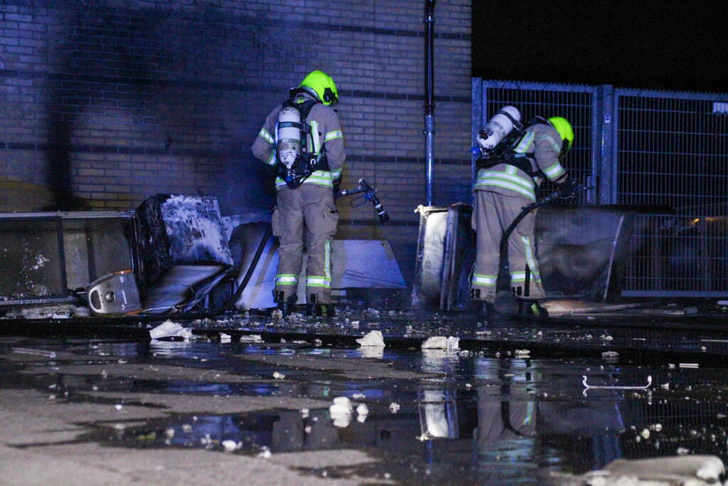 Meubilair in brand bij voetbalvereniging VV Zwaluwen