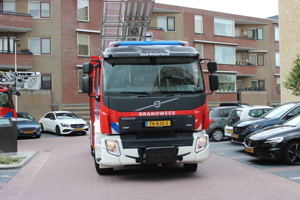 Woning vol rook door vergeten pan