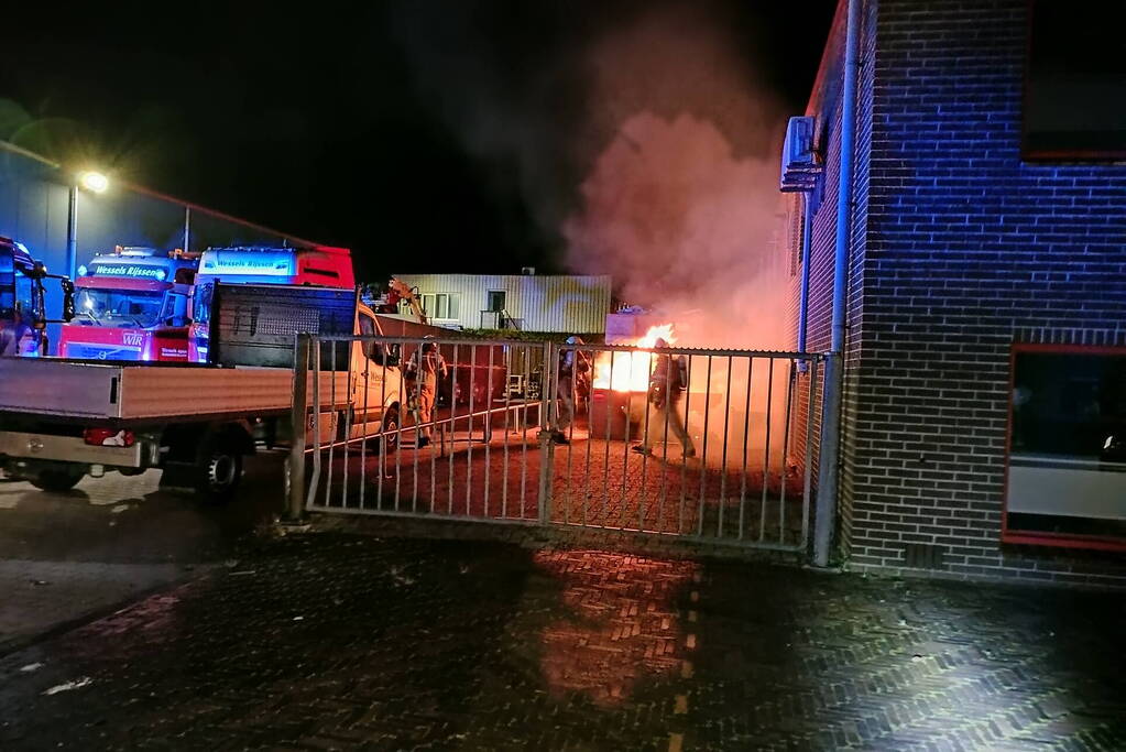 Forse buitenbrand snel geblust