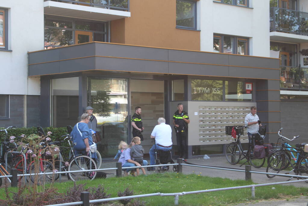 Scootmobiel veroorzaakt rookontwikkeling in flatgebouw